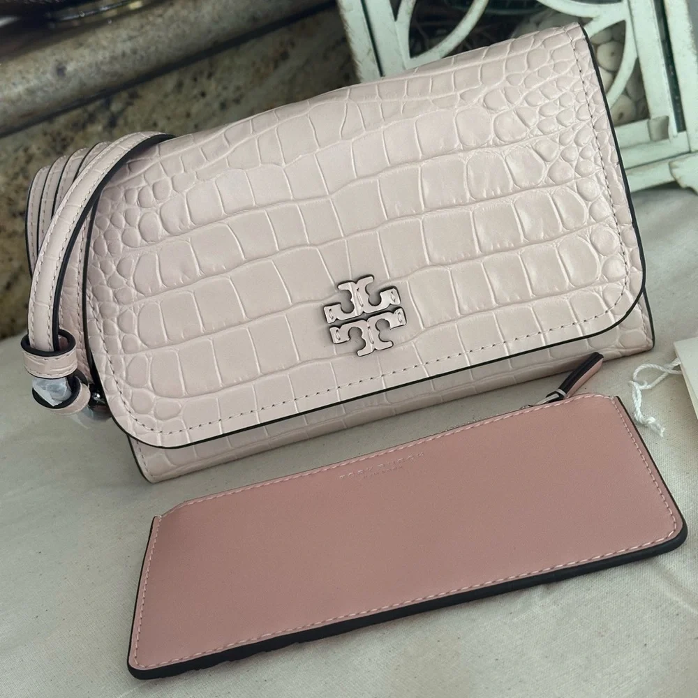 New Tory burch Thea 2pcs flat wallet flat crossbody 💖